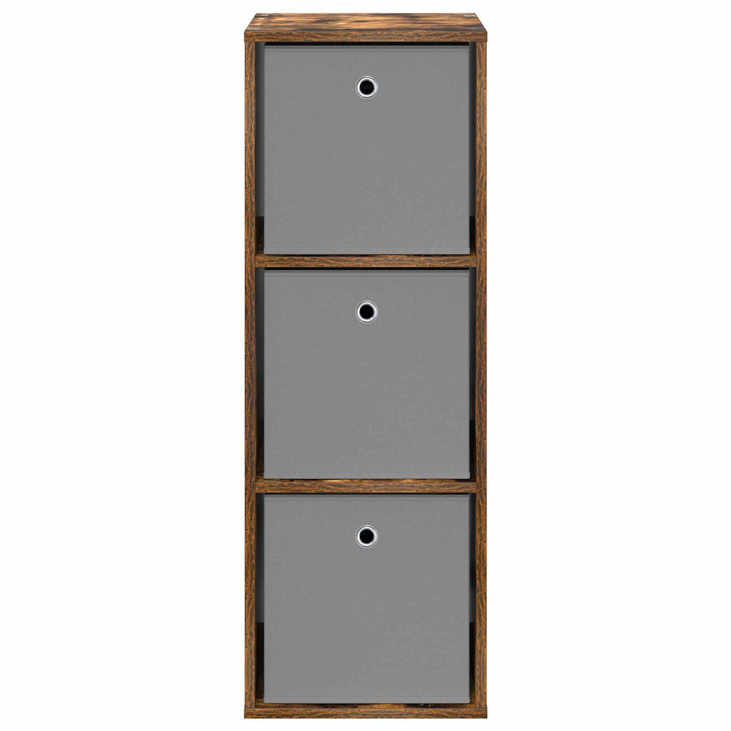 Sideboard mit Schubladen Geräucherte Eiche 35 x 32 x 99,5 cm