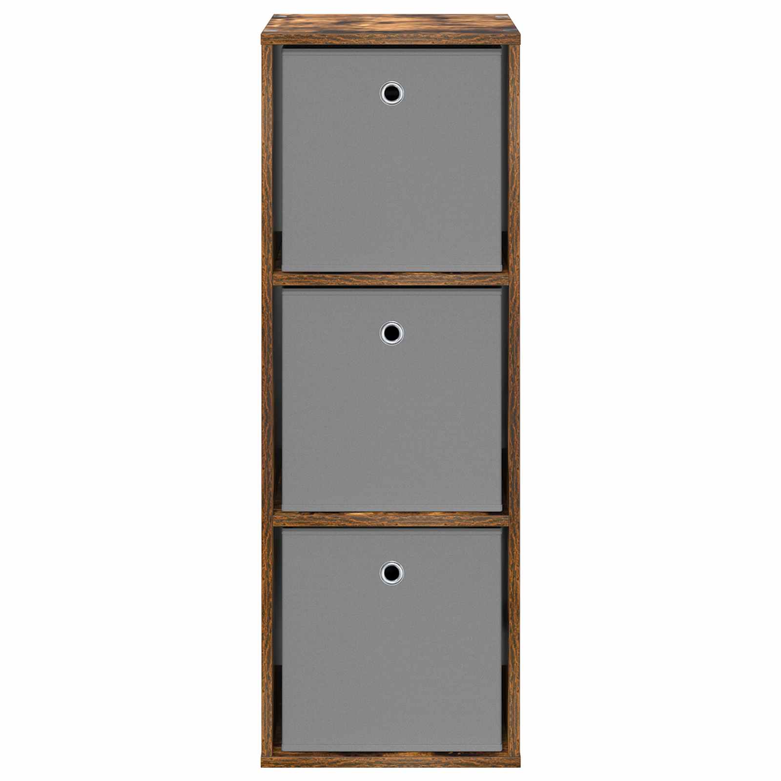 Sideboard mit Schubladen Geräucherte Eiche 35 x 32 x 99,5 cm