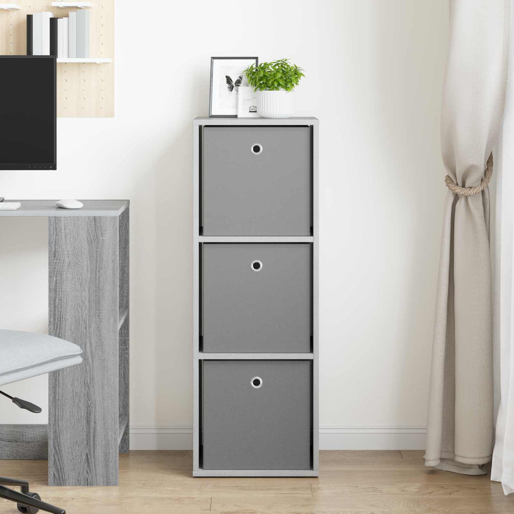 Sideboard mit Schubladen Graues Sonoma 35 x 32 x 99,5 cm