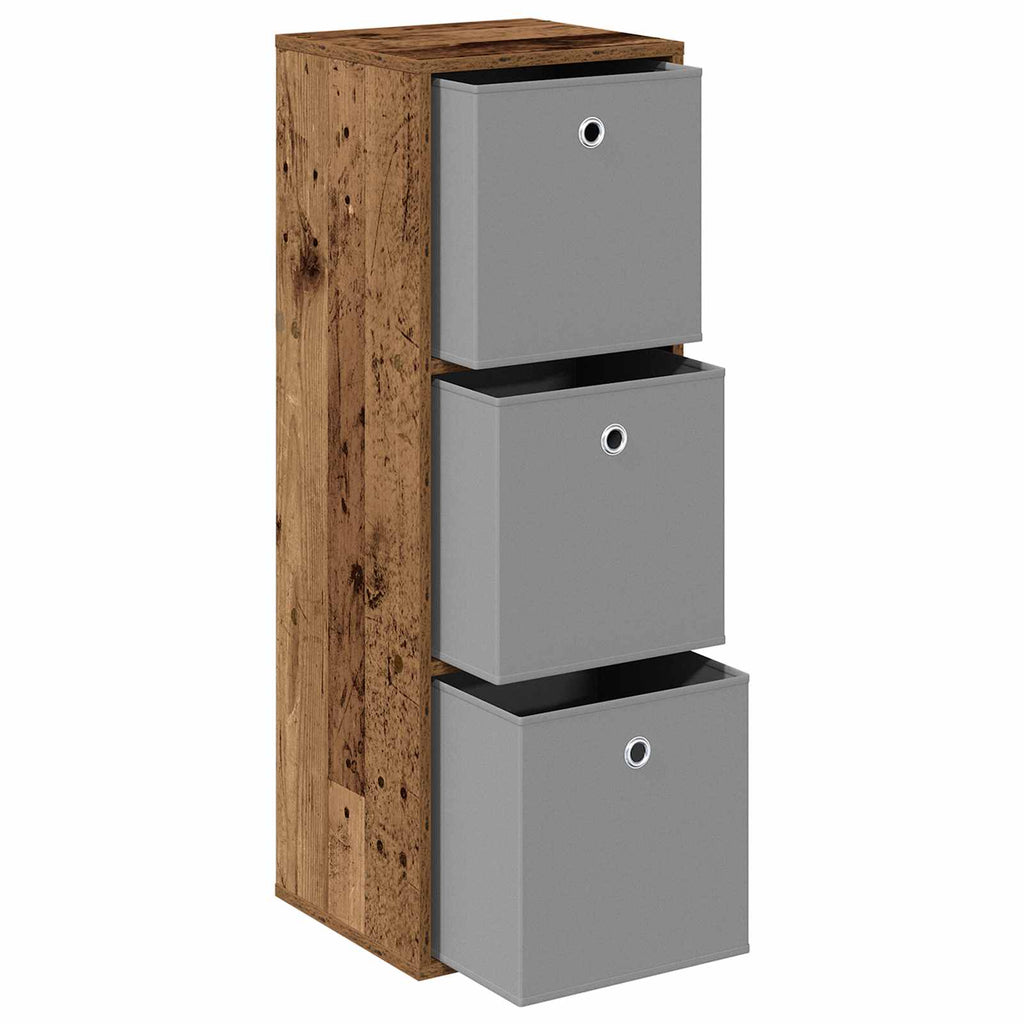Sideboard mit Schubladen Altholz 35 x 32 x 99,5 cm