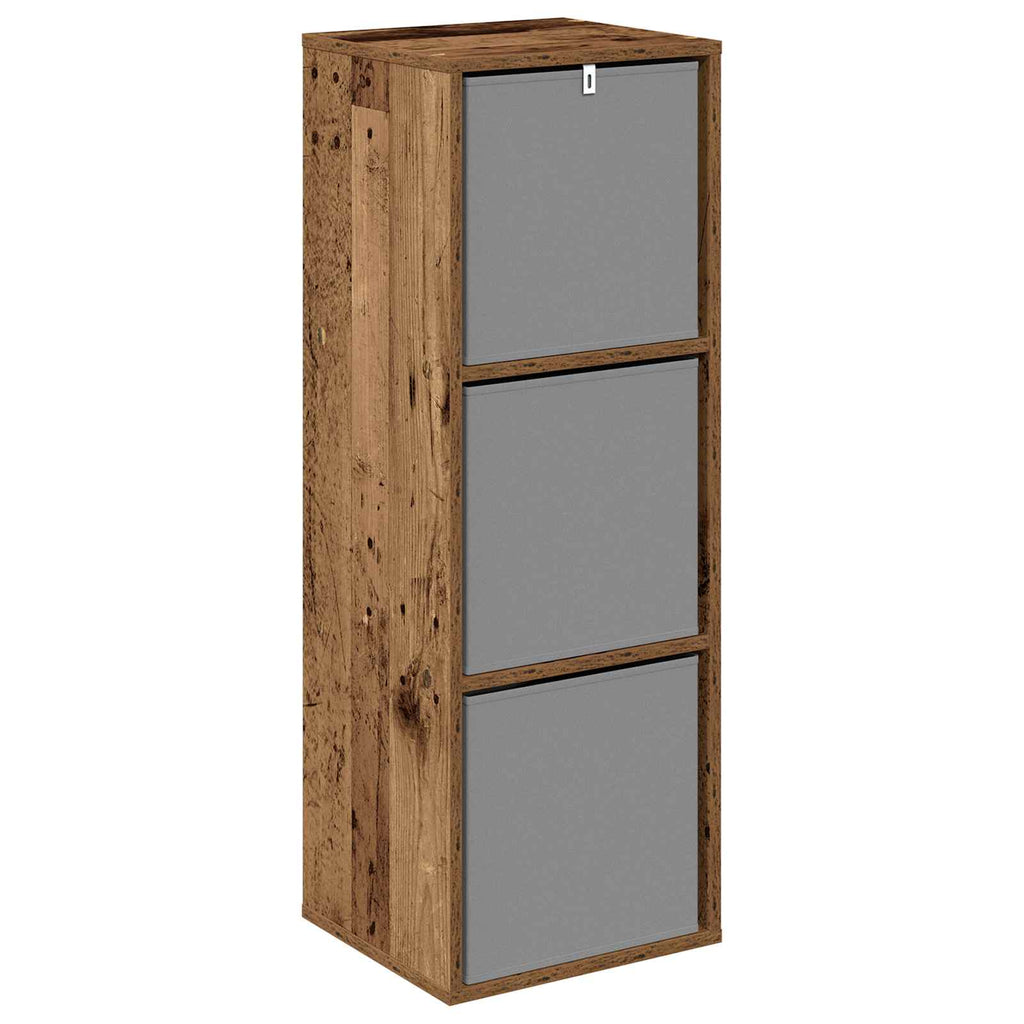 Sideboard mit Schubladen Altholz 35 x 32 x 99,5 cm