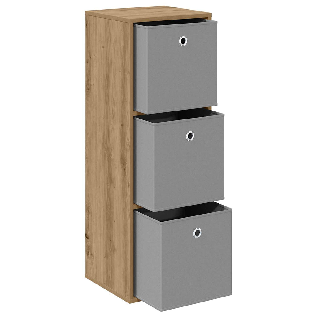Sideboard mit Schubladen Artisan-Eiche 35 x 32 x 99,5 cm