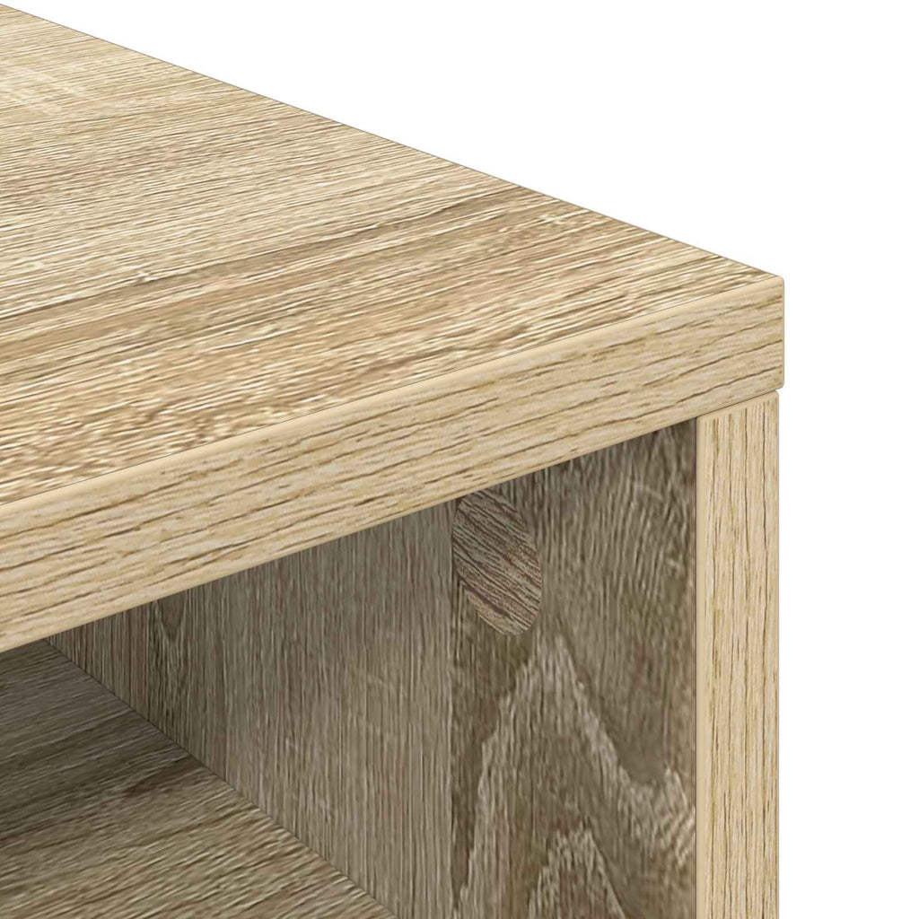 Lowboard mit Schubladen Sonoma-Eiche 72 x 22,5 x 38 cm
