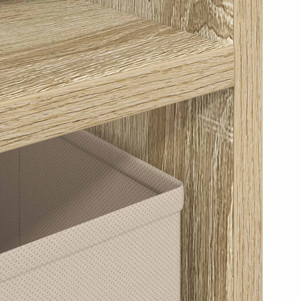 Lowboard mit Schubladen Sonoma-Eiche 72 x 22,5 x 38 cm