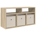Lowboard mit Schubladen Sonoma-Eiche 72 x 22,5 x 38 cm