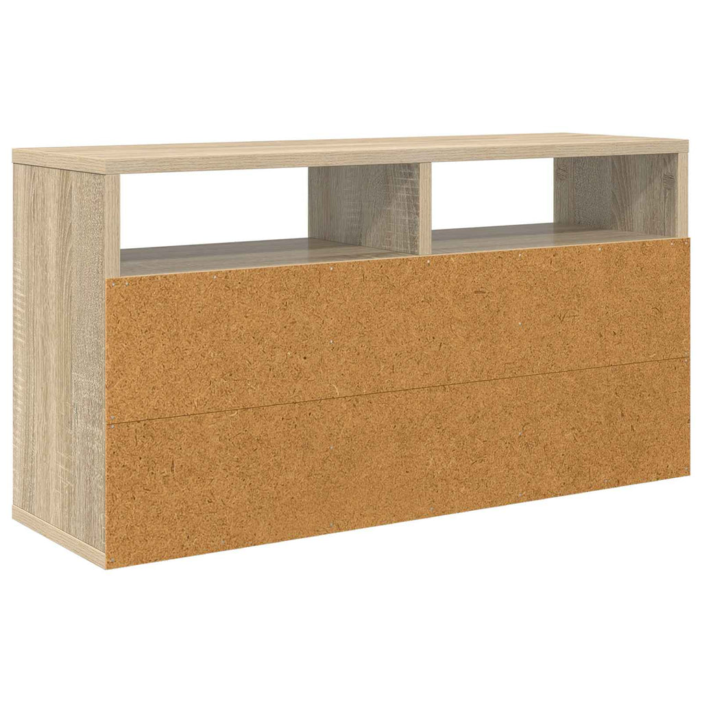 Lowboard mit Schubladen Sonoma-Eiche 72 x 22,5 x 38 cm