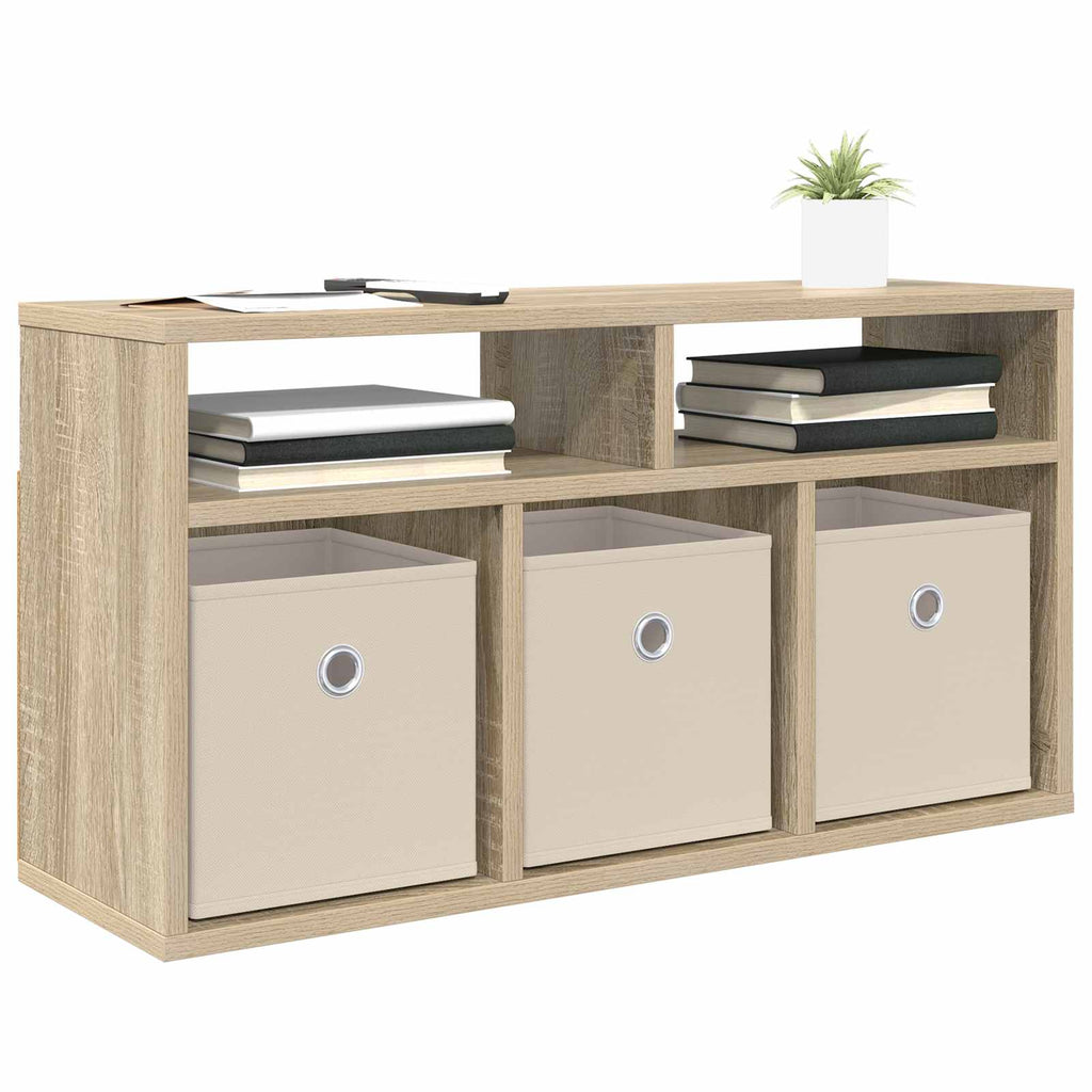 Lowboard mit Schubladen Sonoma-Eiche 72 x 22,5 x 38 cm
