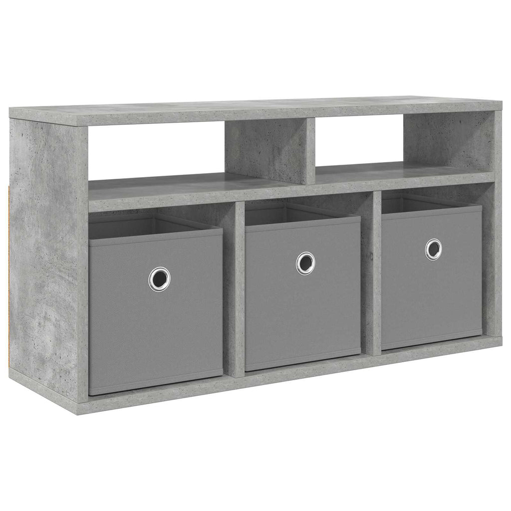 Lowboard mit Schubladen Beton Grau 72 x 22,5 x 38 cm