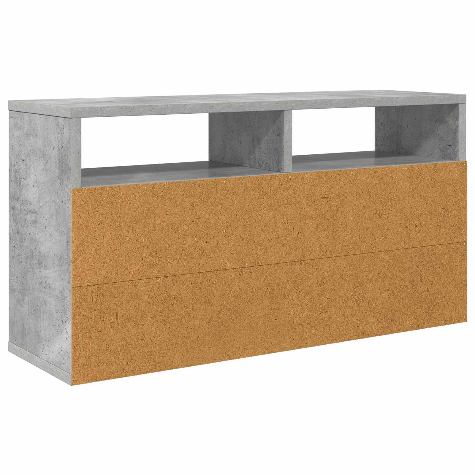 Lowboard mit Schubladen Beton Grau 72 x 22,5 x 38 cm