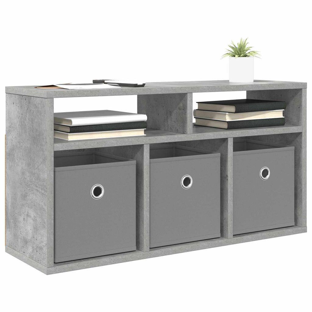 Lowboard mit Schubladen Beton Grau 72 x 22,5 x 38 cm