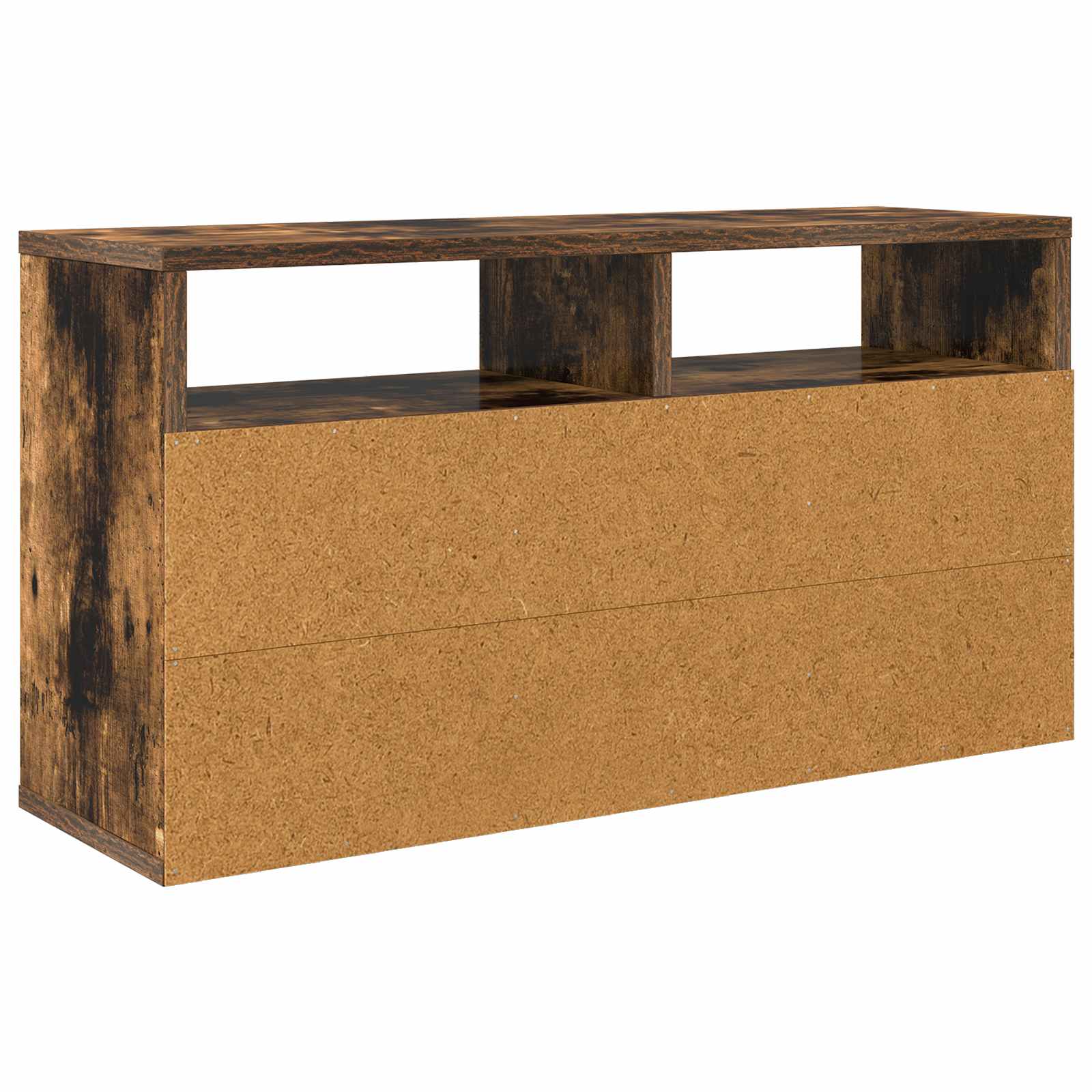 Lowboard mit Schubladen Geräucherte Eiche 72 x 22,5 x 38 cm
