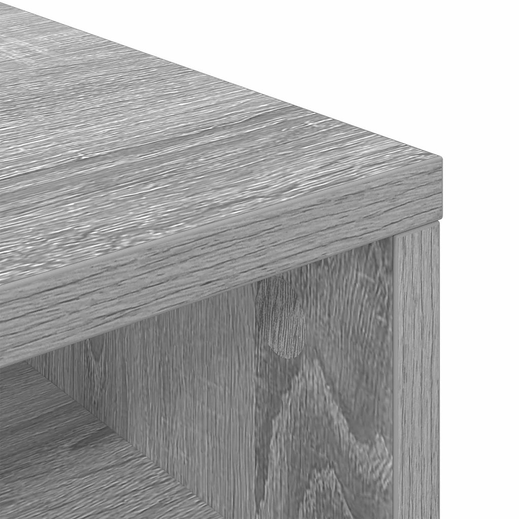 Lowboard mit Schubladen Graues Sonoma 72 x 22,5 x 38 cm