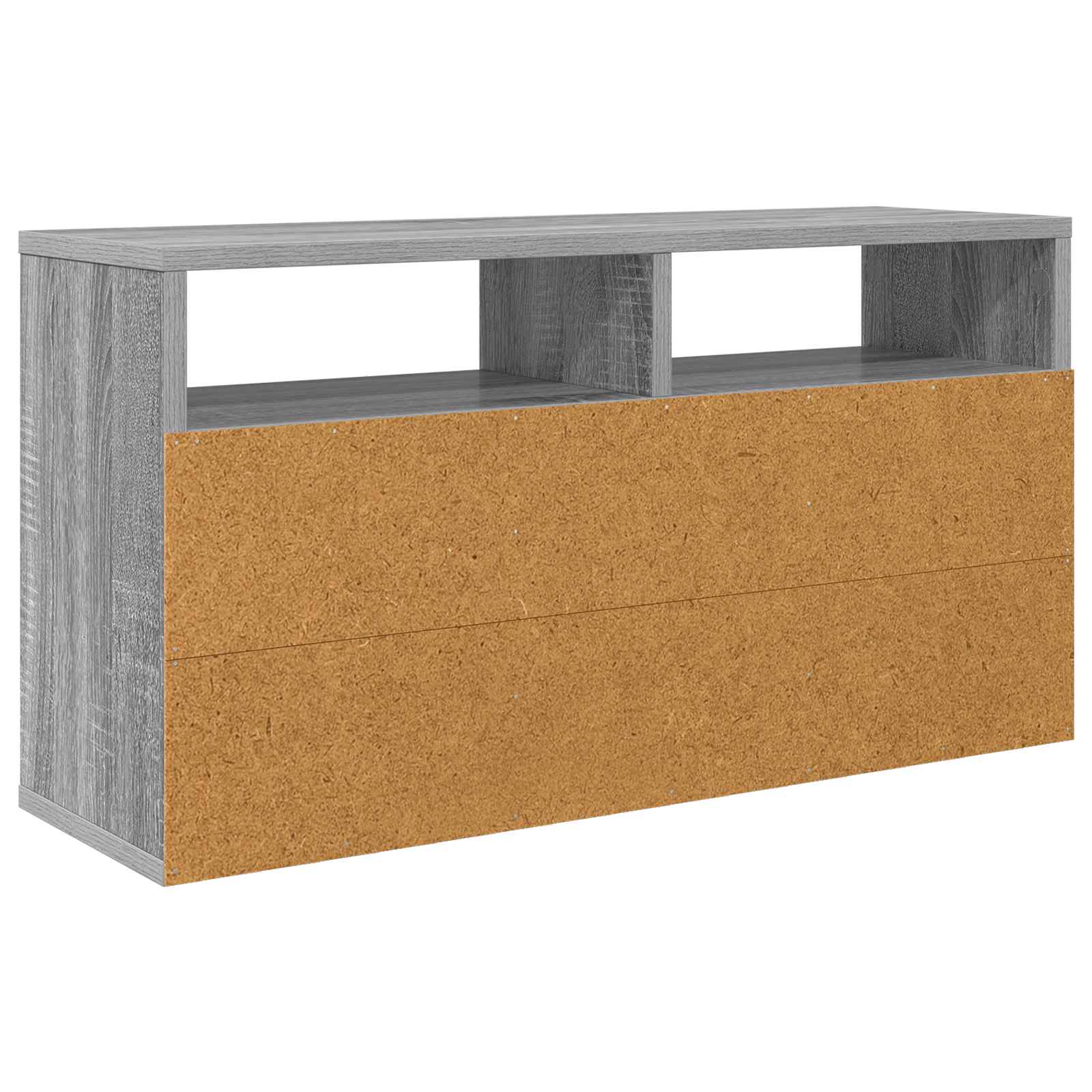 Lowboard mit Schubladen Graues Sonoma 72 x 22,5 x 38 cm