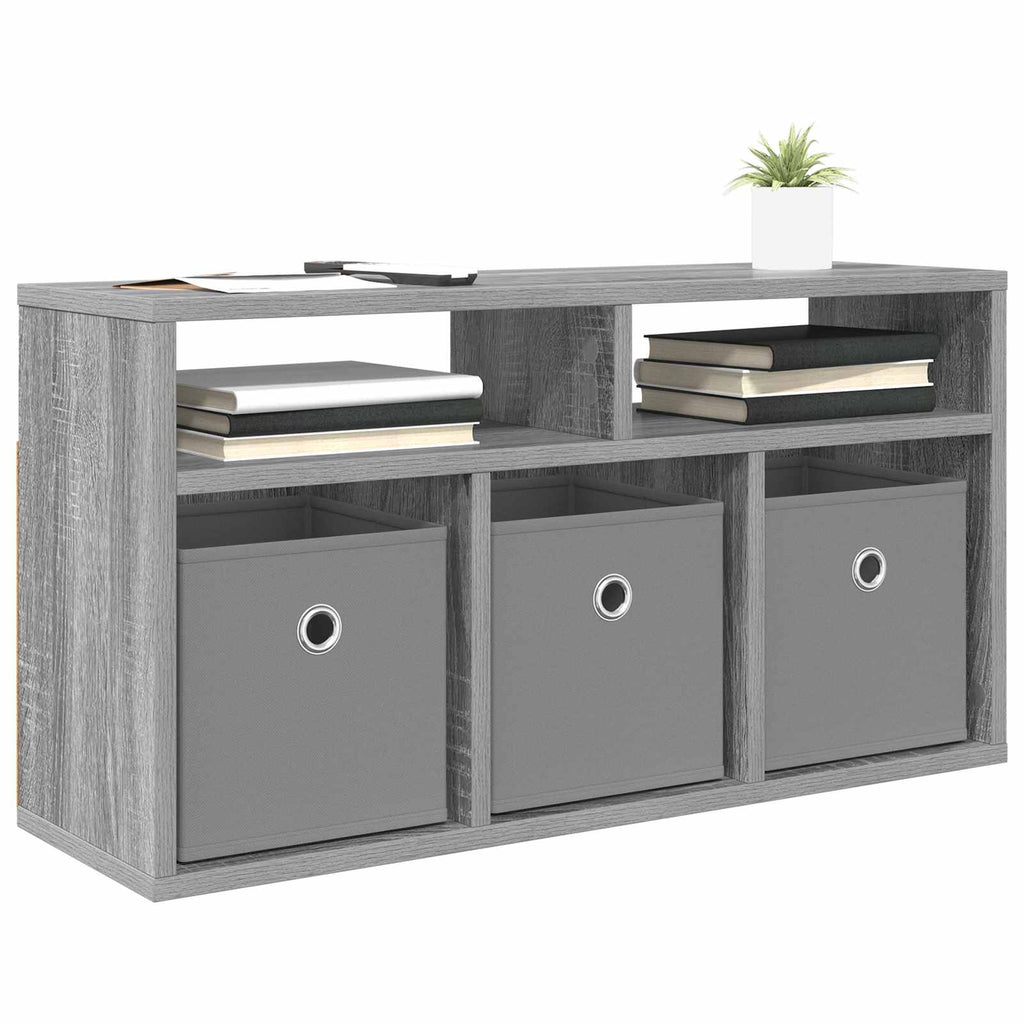Lowboard mit Schubladen Graues Sonoma 72 x 22,5 x 38 cm