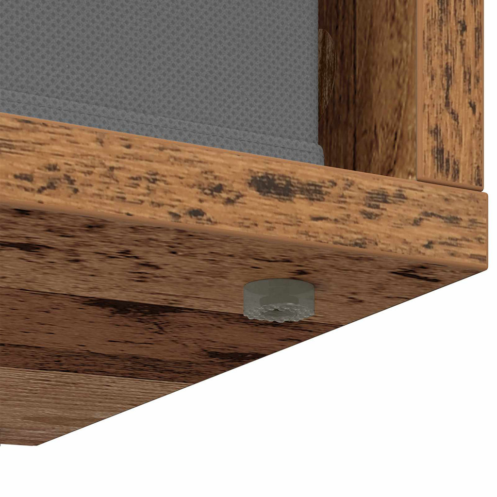 Lowboard mit Schubladen Altholz 72 x 22,5 x 38 cm