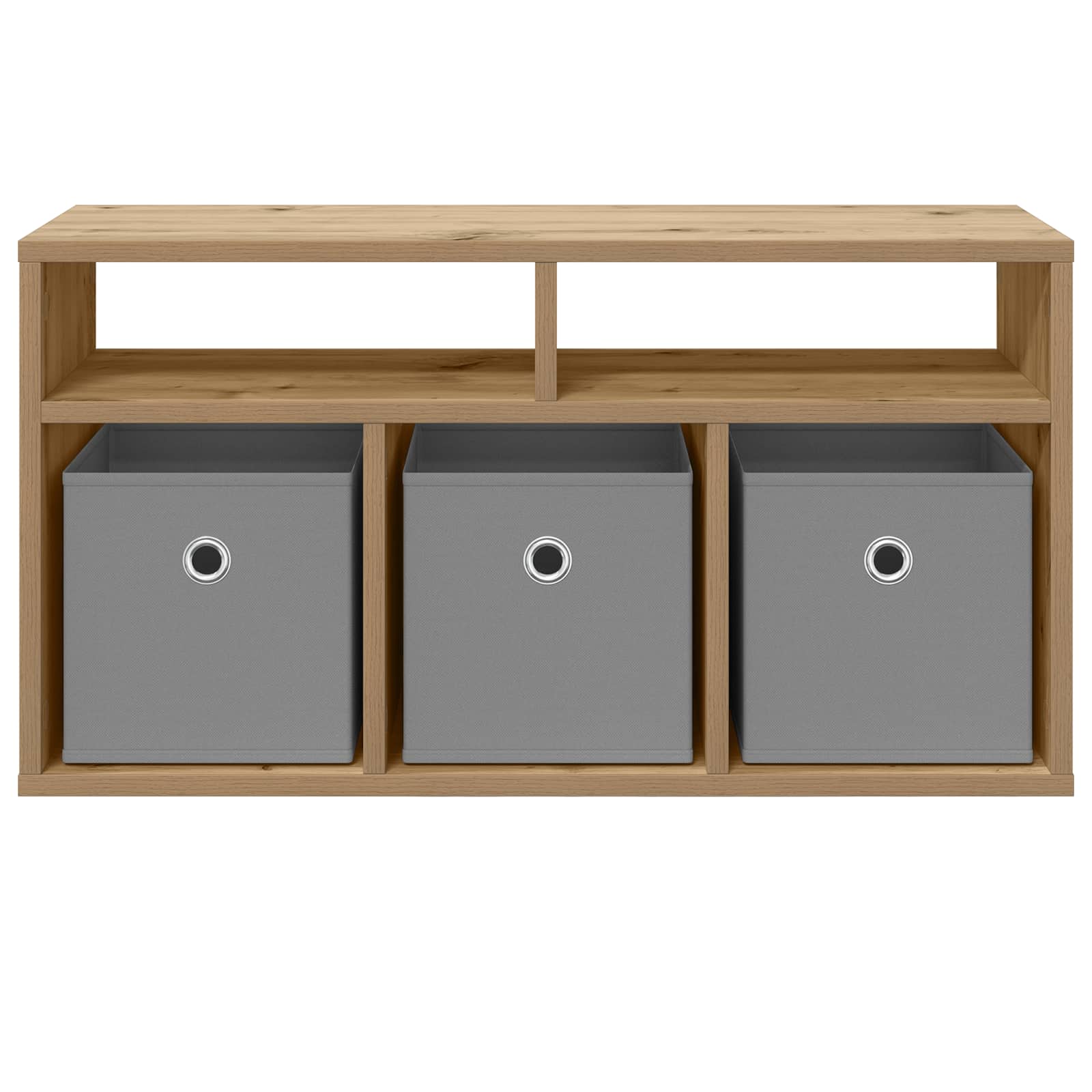 Lowboard mit Schubladen Artisan-Eiche 72 x 22,5 x 38 cm
