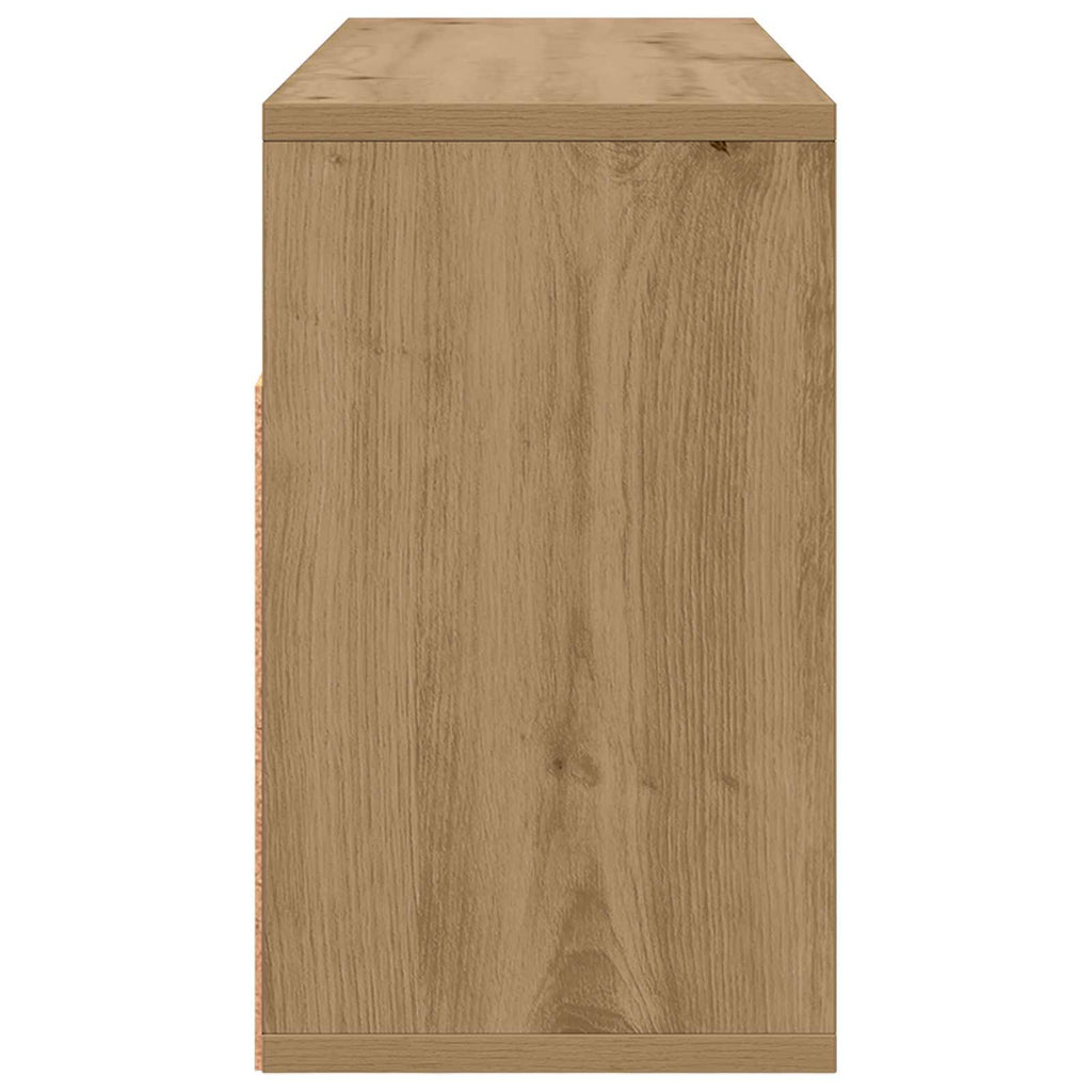 Lowboard mit Schubladen Artisan-Eiche 72 x 22,5 x 38 cm