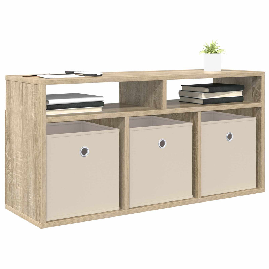 Lowboard mit Schubladen Sonoma-Eiche 87 x 27,5 x 43 cm