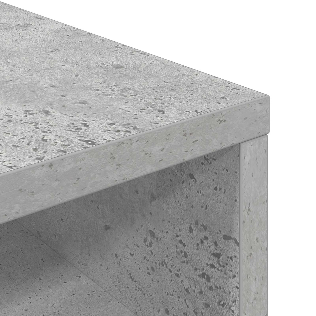 Lowboard mit Schubladen Beton Grau 87 x 27,5 x 43 cm