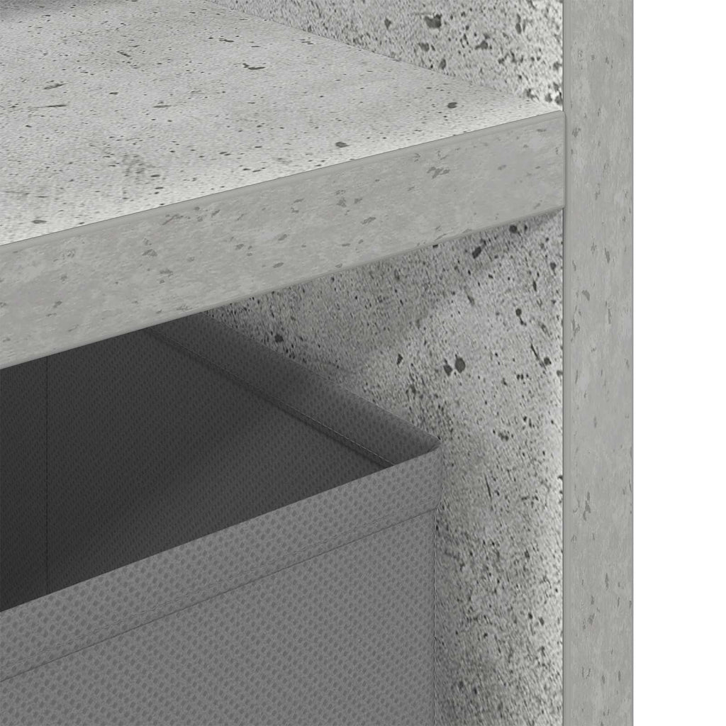 Lowboard mit Schubladen Beton Grau 87 x 27,5 x 43 cm