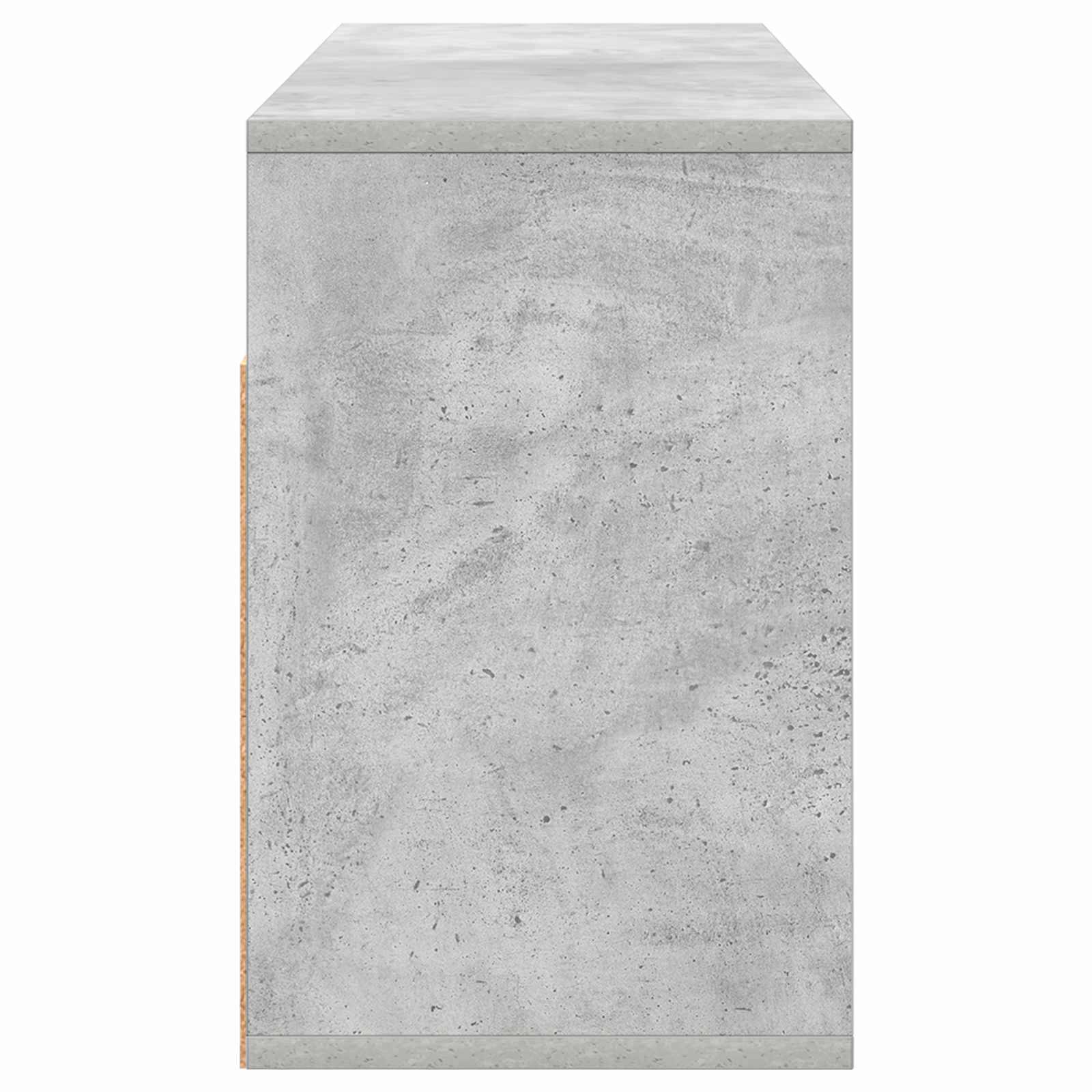 Lowboard mit Schubladen Beton Grau 87 x 27,5 x 43 cm