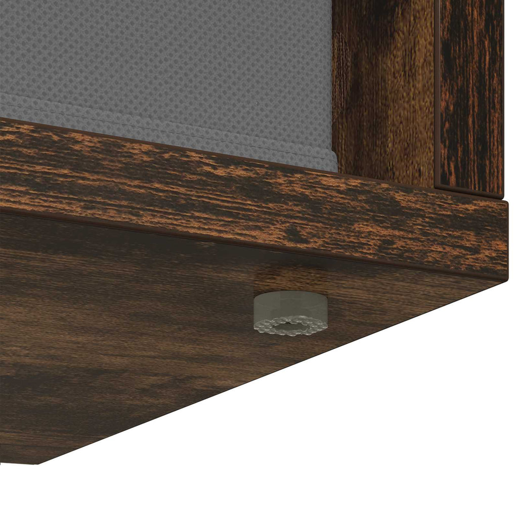 Lowboard mit Schubladen Geräucherte Eiche 87 x 27,5 x 43 cm