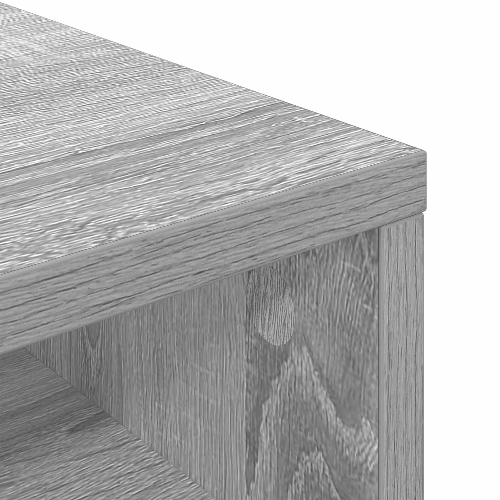 Lowboard mit Schubladen Graues Sonoma 87 x 27,5 x 43 cm