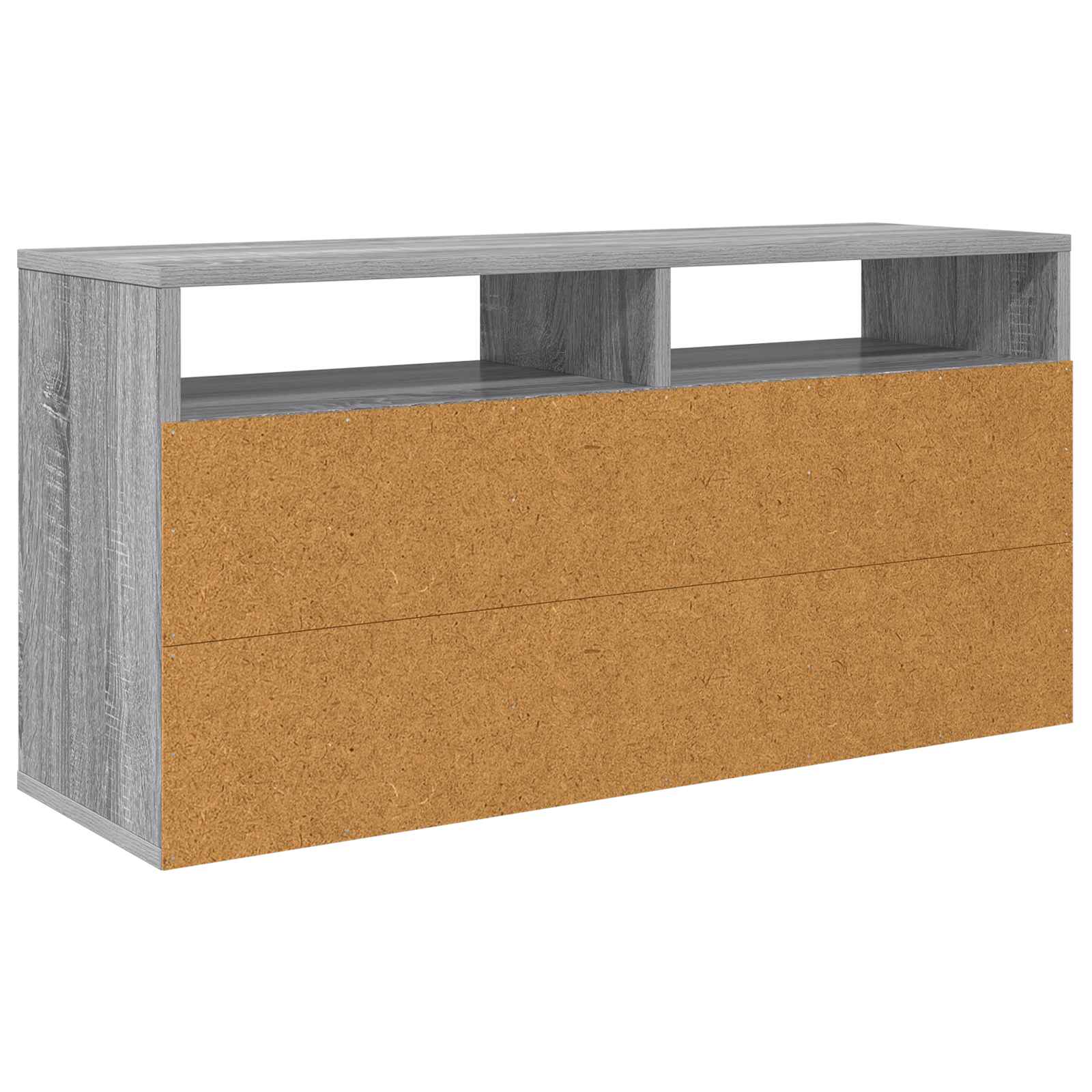 Lowboard mit Schubladen Graues Sonoma 87 x 27,5 x 43 cm