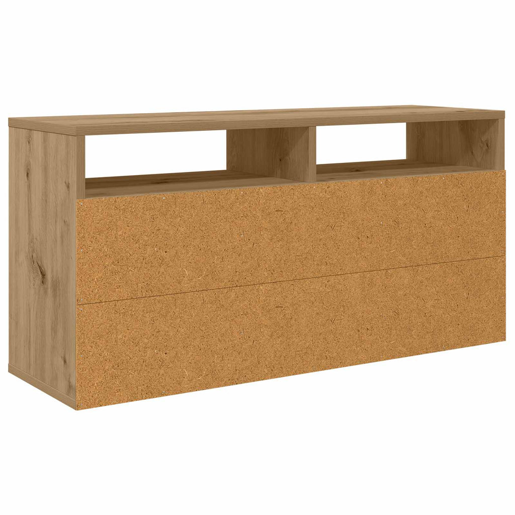 Lowboard mit Schubladen Artisan-Eiche 87 x 27,5 x 43 cm