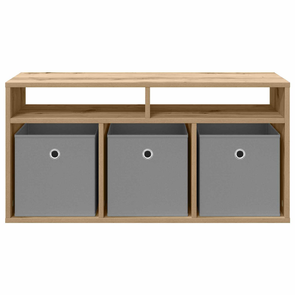 Lowboard mit Schubladen Artisan-Eiche 87 x 27,5 x 43 cm