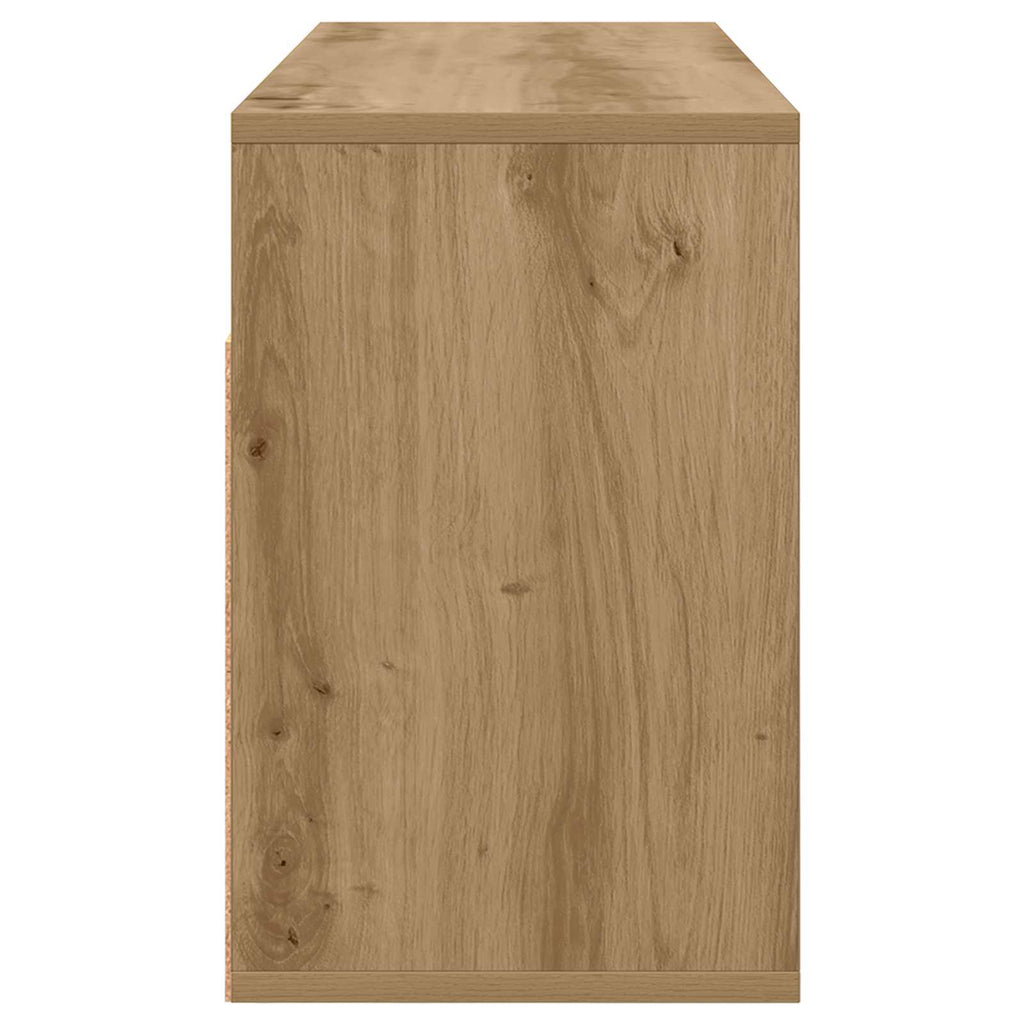 Lowboard mit Schubladen Artisan-Eiche 87 x 27,5 x 43 cm