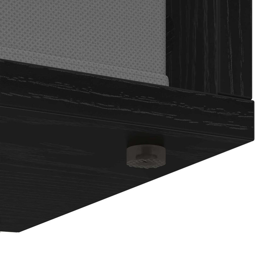 Lowboard mit Schubladen Schwarz Eichen-Optik 102 x 32 x 48,5 cm