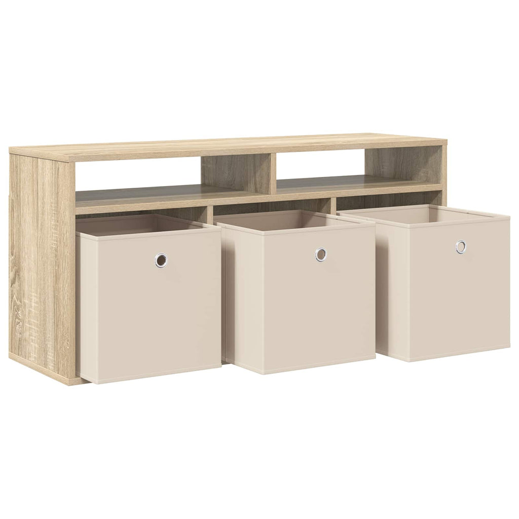 Lowboard mit Schubladen Sonoma-Eiche 102 x 32 x 48,5 cm