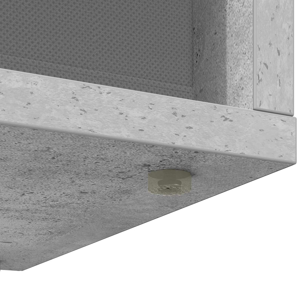 Lowboard mit Schubladen Beton Grau 102 x 32 x 48,5 cm