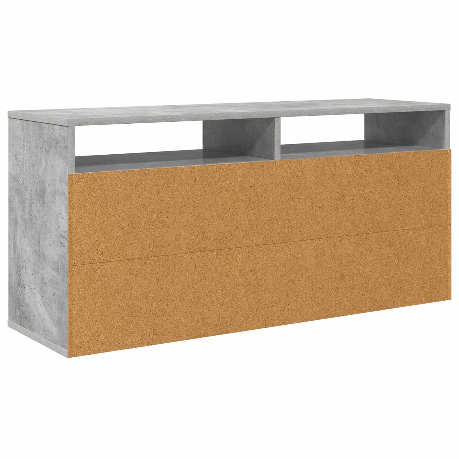 Lowboard mit Schubladen Beton Grau 102 x 32 x 48,5 cm