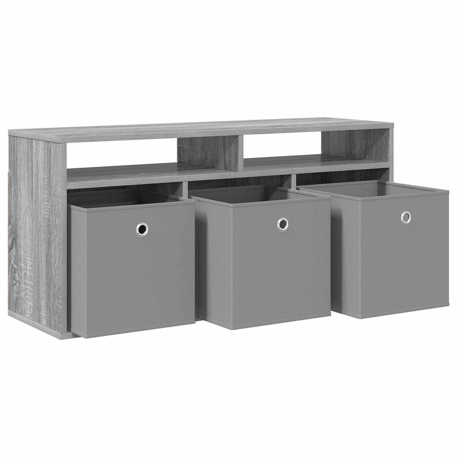 Lowboard mit Schubladen Graues Sonoma 102 x 32 x 48,5 cm