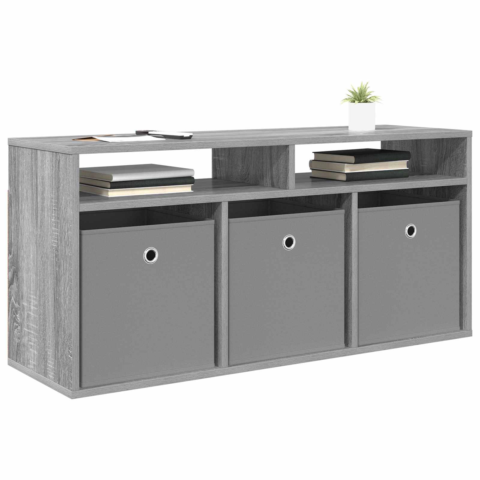 Lowboard mit Schubladen Graues Sonoma 102 x 32 x 48,5 cm