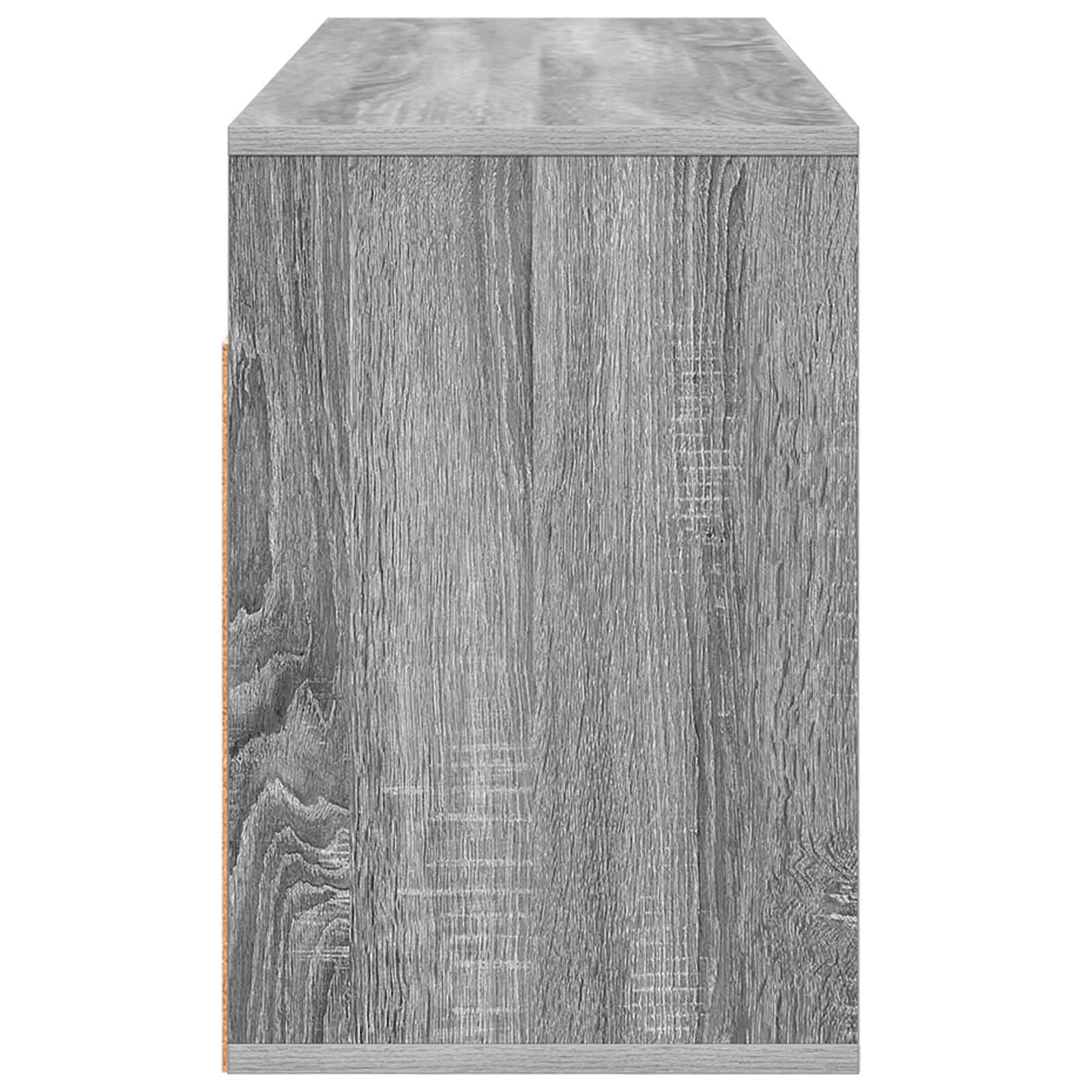 Lowboard mit Schubladen Graues Sonoma 102 x 32 x 48,5 cm