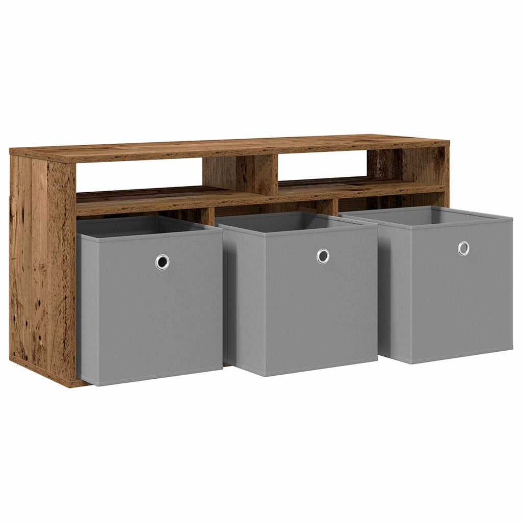 Lowboard mit Schubladen Altholz 102 x 32 x 48,5 cm
