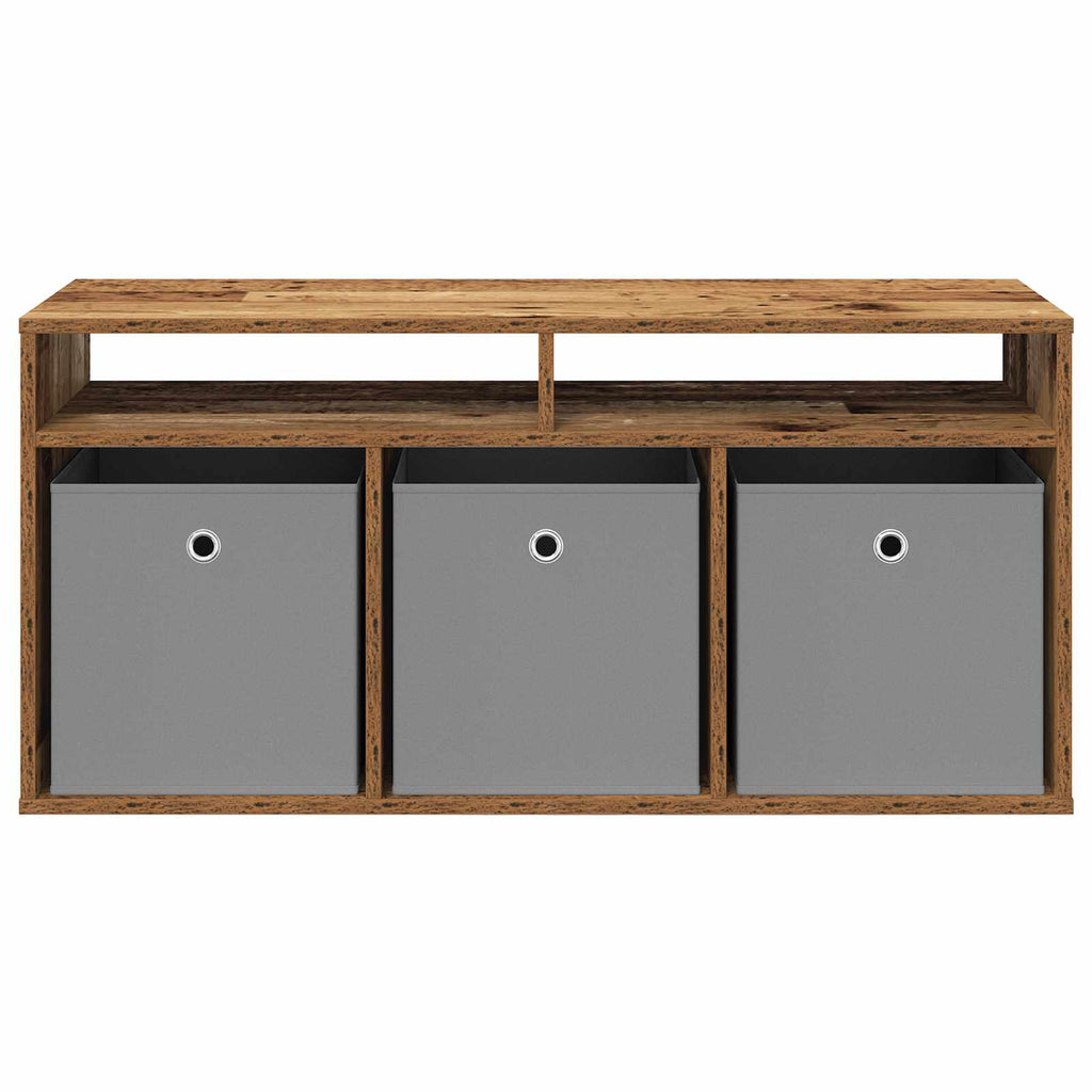 Lowboard mit Schubladen Altholz 102 x 32 x 48,5 cm