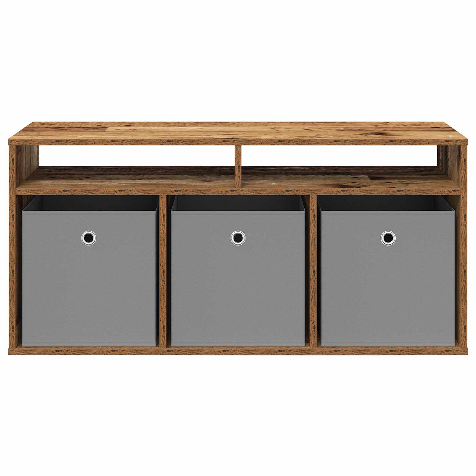 Lowboard mit Schubladen Altholz 102 x 32 x 48,5 cm
