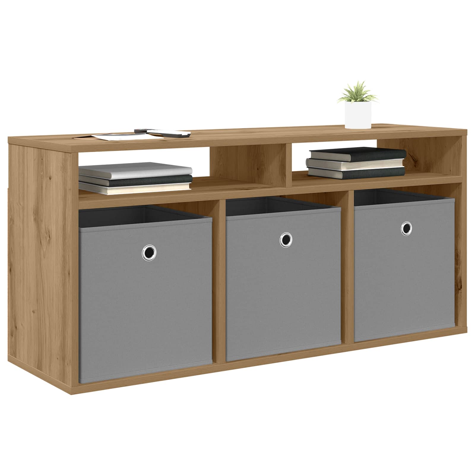 Lowboard mit Schubladen Artisan-Eiche 102 x 32 x 48,5 cm