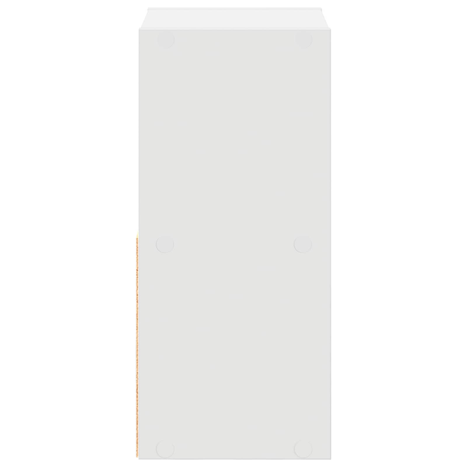 Nachttisch 2 pcs Weiß 25,5 x 22 x 49,5 cm Holzwerkstoff