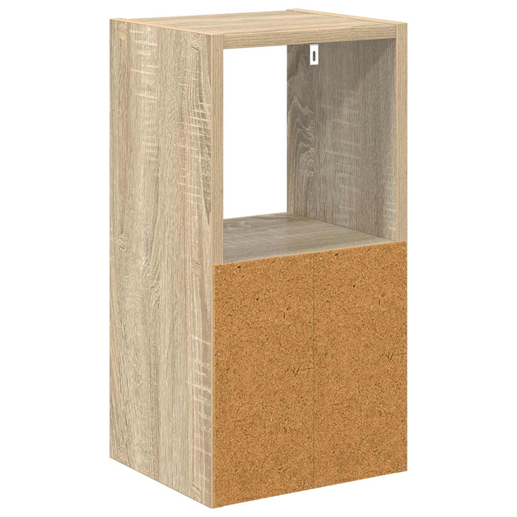 Nachttisch 2 pcs Sonoma-Eiche 25,5 x 22 x 49,5 cm Holzwerkstoff