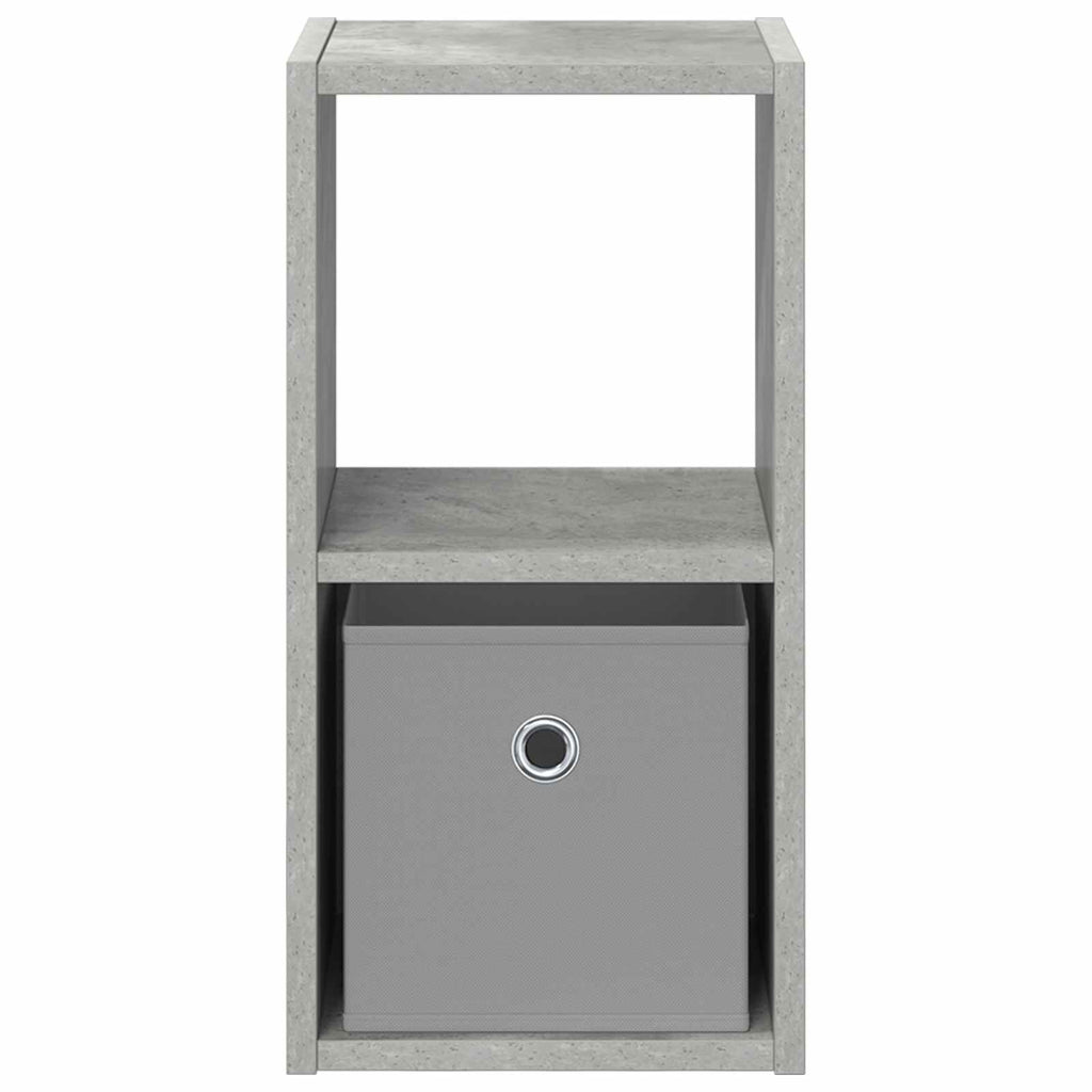 Nachttisch 2 pcs Beton Grau 25,5 x 22 x 49,5 cm Holzwerkstoff