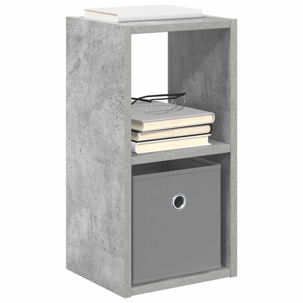 Nachttisch 2 pcs Beton Grau 25,5 x 22 x 49,5 cm Holzwerkstoff