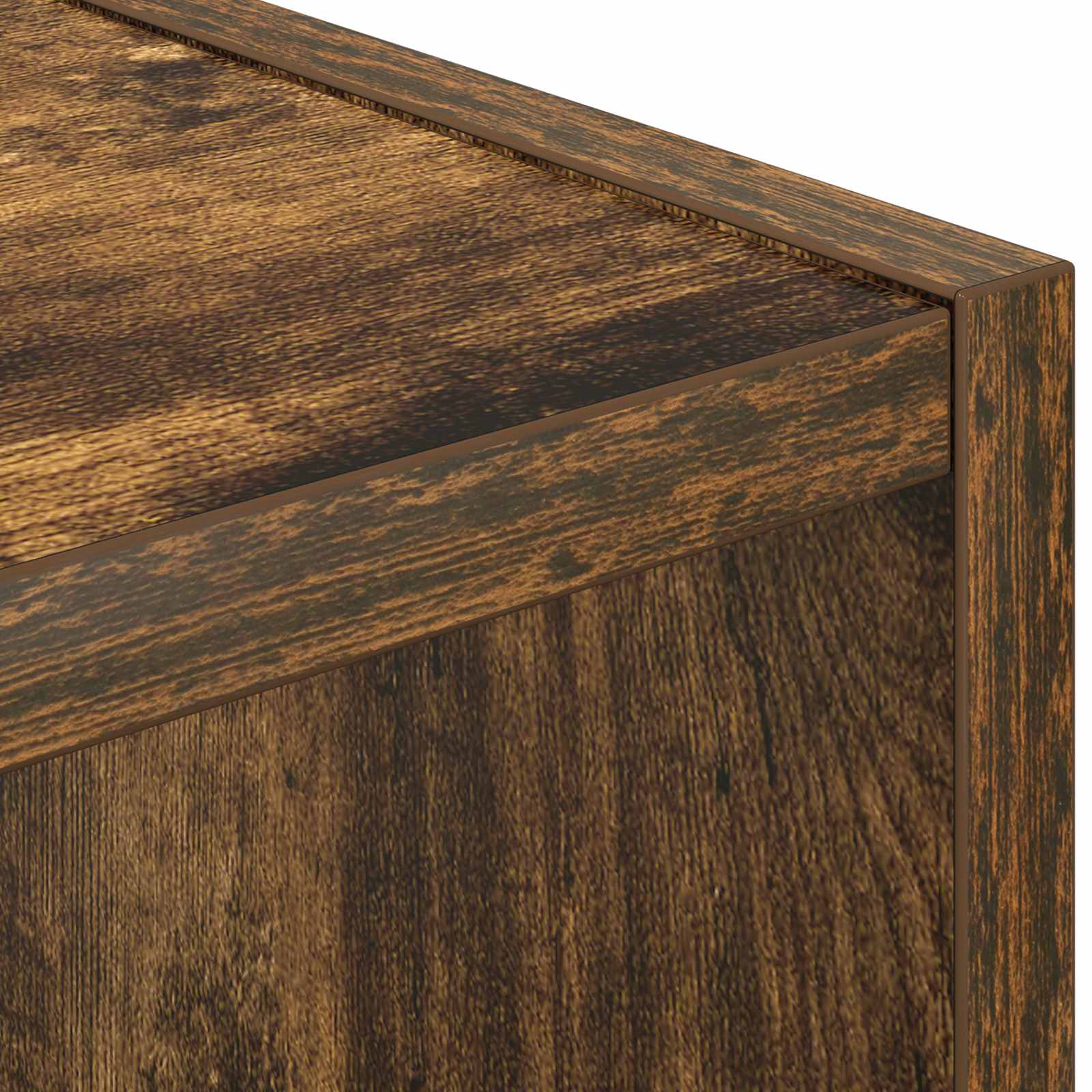 Nachttisch 2 pcs Geräucherte Eiche 25,5 x 22 x 49,5 cm