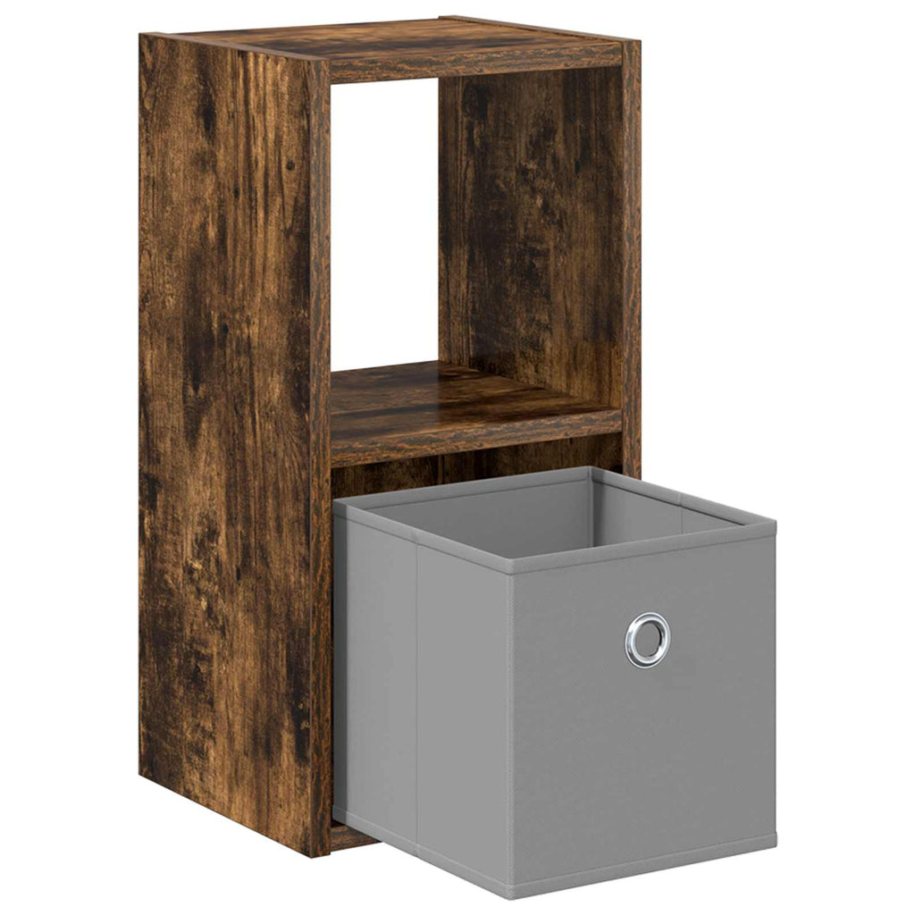 Nachttisch 2 pcs Geräucherte Eiche 25,5 x 22 x 49,5 cm