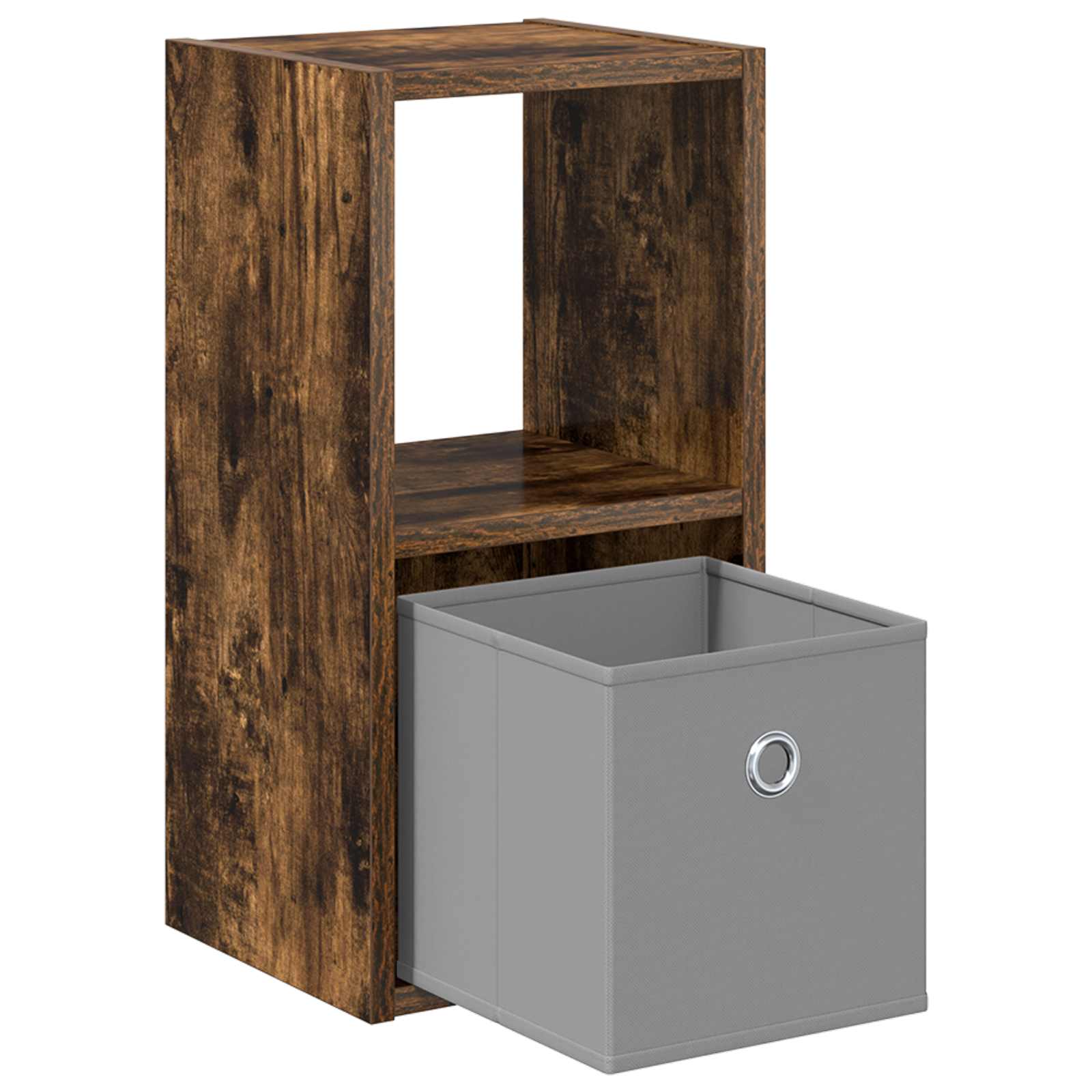 Nachttisch 2 pcs Geräucherte Eiche 25,5 x 22 x 49,5 cm