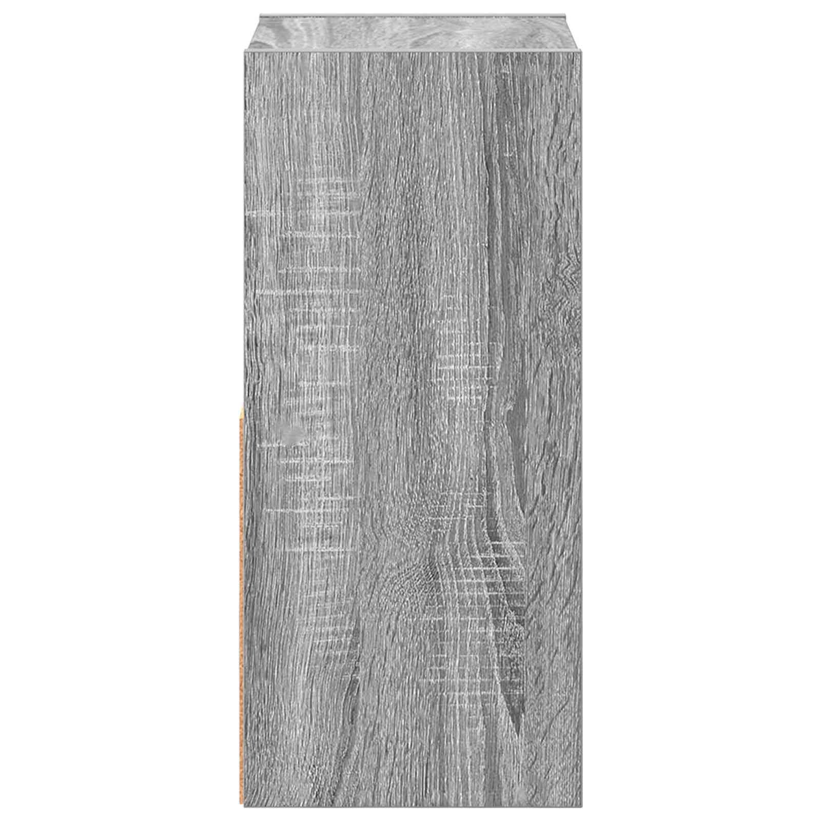 Nachttisch Graues Sonoma 25,5 x 22 x 49,5 cm Holzwerkstoff